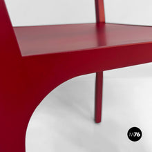 将图片加载到图库查看器,Burgundy wooden chair, 1980s