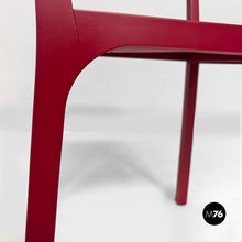 将图片加载到图库查看器,Burgundy wooden chair, 1980s