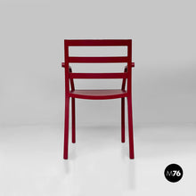 将图片加载到图库查看器,Burgundy wooden chair, 1980s