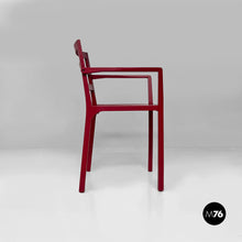 将图片加载到图库查看器,Burgundy wooden chair, 1980s