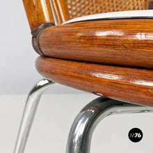 画像をギャラリービューアに読み込む, Vienna straw, wood and steel tube chair, 1970s