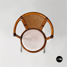 画像をギャラリービューアに読み込む, Vienna straw, wood and steel tube chair, 1970s