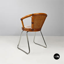 画像をギャラリービューアに読み込む, Vienna straw, wood and steel tube chair, 1970s