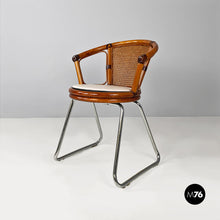 画像をギャラリービューアに読み込む, Vienna straw, wood and steel tube chair, 1970s