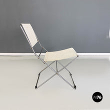 Charger l'image dans la galerie, Metal adjustable chairs by Guido De Marco and Roberto Rebolini for Robots, 1970s