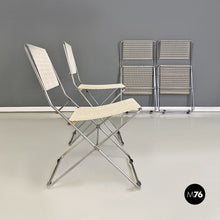 Charger l'image dans la galerie, Metal adjustable chairs by Guido De Marco and Roberto Rebolini for Robots, 1970s