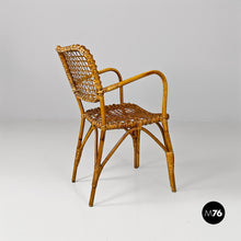 画像をギャラリービューアに読み込む, Outdoor rattan chairs, 1960s