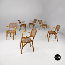 画像をギャラリービューアに読み込む, Outdoor rattan chairs, 1960s