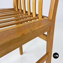 画像をギャラリービューアに読み込む, Wooden Milano chairs by Aldo Rossi for Molteni, 1987