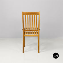 画像をギャラリービューアに読み込む, Wooden Milano chairs by Aldo Rossi for Molteni, 1987
