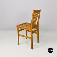 画像をギャラリービューアに読み込む, Wooden Milano chairs by Aldo Rossi for Molteni, 1987