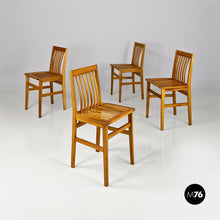 画像をギャラリービューアに読み込む, Wooden Milano chairs by Aldo Rossi for Molteni, 1987