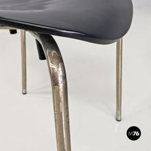 画像をギャラリービューアに読み込む, Black wood and metal SE68 chairs by Egon Eiermann for Wilde + Spieth, 1960s