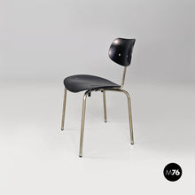 画像をギャラリービューアに読み込む, Black wood and metal SE68 chairs by Egon Eiermann for Wilde + Spieth, 1960s