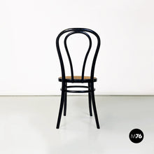 Load image into Gallery viewer, Beech and Vienna straw N.18 chairs by Michael Thonet for Herbatschek, 1960s