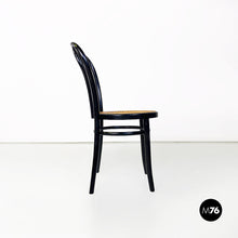 Load image into Gallery viewer, Beech and Vienna straw N.18 chairs by Michael Thonet for Herbatschek, 1960s