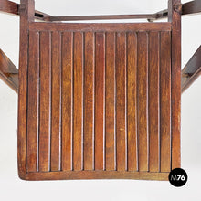 Load image into Gallery viewer, Teak wood folding chairs, 1960s