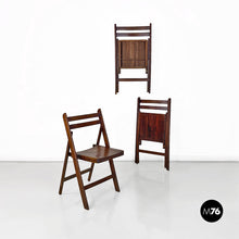 Load image into Gallery viewer, Teak wood folding chairs, 1960s