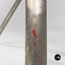 画像をギャラリービューアに読み込む, Steel, wood and black fabric chairs by De Pas, D'Urbino and Lomazzi of Studio DDL for Zero Disegno, 1990s