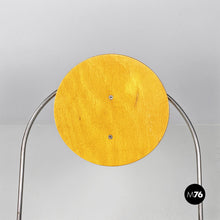 画像をギャラリービューアに読み込む, Steel, wood and black fabric chairs by De Pas, D'Urbino and Lomazzi of Studio DDL for Zero Disegno, 1990s