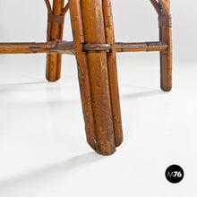 画像をギャラリービューアに読み込む, Rattan armchairs with armrests, 1960s