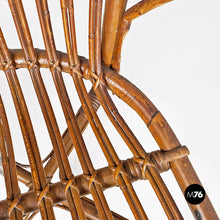 画像をギャラリービューアに読み込む, Rattan armchairs with armrests, 1960s