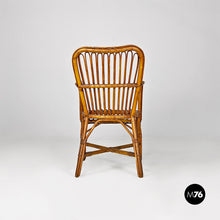 画像をギャラリービューアに読み込む, Rattan armchairs with armrests, 1960s