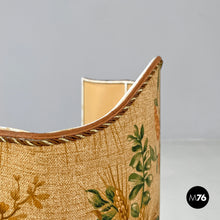 画像をギャラリービューアに読み込む, Table lamps by Seguso in Murano glass and floral fabric, 1930s