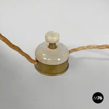 画像をギャラリービューアに読み込む, Table lamps by Seguso in Murano glass and floral fabric, 1930s