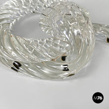 画像をギャラリービューアに読み込む, Table lamps by Seguso in Murano glass and floral fabric, 1930s