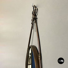 Charger l'image dans la galerie, Brass wall mirror with ribbon, 1950s