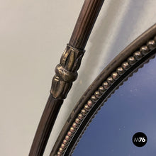 Charger l'image dans la galerie, Brass wall mirror with ribbon, 1950s