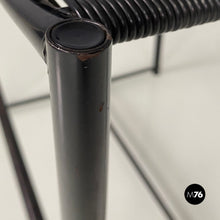 Carica l'immagine nel visualizzatore di Gallery, Black metal and plastic Spaghetti stool by Giandomenico Belotti for Alias, 1979