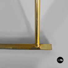 Carica l'immagine nel visualizzatore di Gallery, Stools in golden metal and white fabric, 1980s