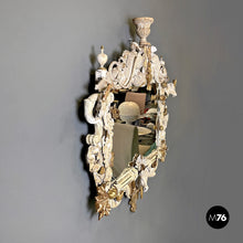 画像をギャラリービューアに読み込む, Wall mirror with natural and animal decorations, 1990s