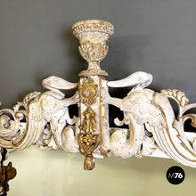 画像をギャラリービューアに読み込む, Wall mirror with natural and animal decorations, 1990s