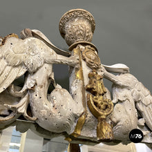 画像をギャラリービューアに読み込む, Wall mirror with natural and animal decorations, 1990s