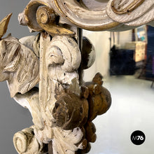 画像をギャラリービューアに読み込む, Wall mirror with natural and animal decorations, 1990s