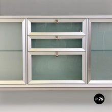 画像をギャラリービューアに読み込む, Aluminum and glass Pandora sideboard by Antonia Astori for Driade Aleph, 1990s
