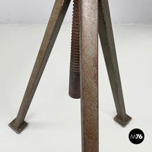 Load image into Gallery viewer, Adjustable stools in wood and metal, 1960s