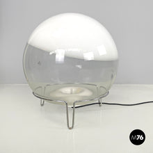 画像をギャラリービューアに読み込む, Murano glass table lamp Sfera by Angelo Mangiarotti for Skipper, 1970s
