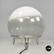 画像をギャラリービューアに読み込む, Murano glass table lamp Sfera by Angelo Mangiarotti for Skipper, 1970s