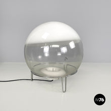 画像をギャラリービューアに読み込む, Murano glass table lamp Sfera by Angelo Mangiarotti for Skipper, 1970s