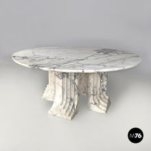 画像をギャラリービューアに読み込む, Round marble dining table Samo by Carlo Scarpa for Simon Gavina, 1970s