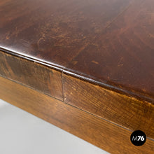 Load image into Gallery viewer, Wooden coffee table with squared legs, 1970s