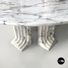 画像をギャラリービューアに読み込む, Round marble dining table Samo by Carlo Scarpa for Simon Gavina, 1970s