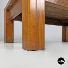 Load image into Gallery viewer, Wooden coffee table with squared legs, 1970s