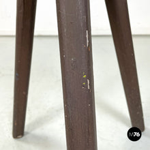 Charger l'image dans la galerie, Brown painted wooden stool, 1920s