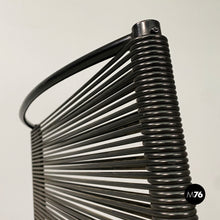 Carica l'immagine nel visualizzatore di Gallery, Black metal and plastic Spaghetti stool by Giandomenico Belotti for Alias, 1979
