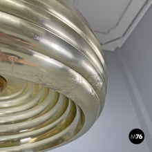 画像をギャラリービューアに読み込む, Splugen Brau golden chandelier by Achille and Pier Giacomo Castiglioni for Flos, 1960s